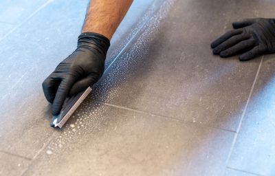 Grout Cleaning Process